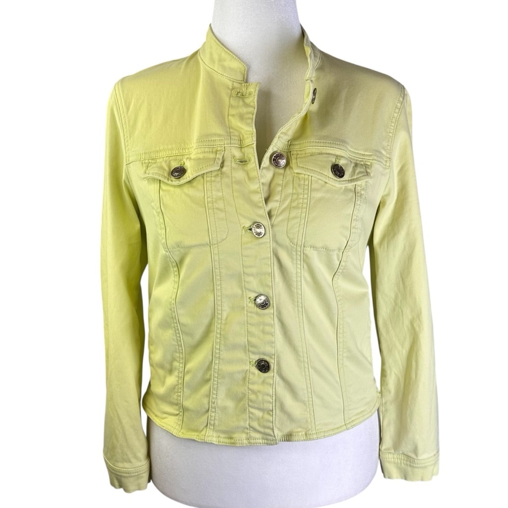 Chico's Lemon Jean Jacket Size S (Chico’s Size 0)